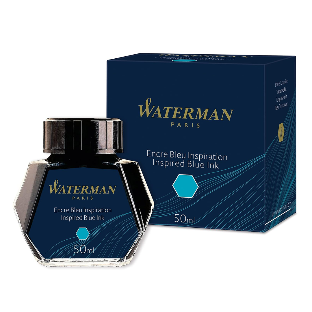 Waterman Inspired Blue Ink Bottle 50ml - Retail Maharaj