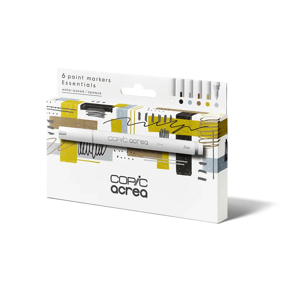 Copic Acrea Multisurface Paint Marker Sets for Vibrant and Detailed Artwork - Retail Maharaj