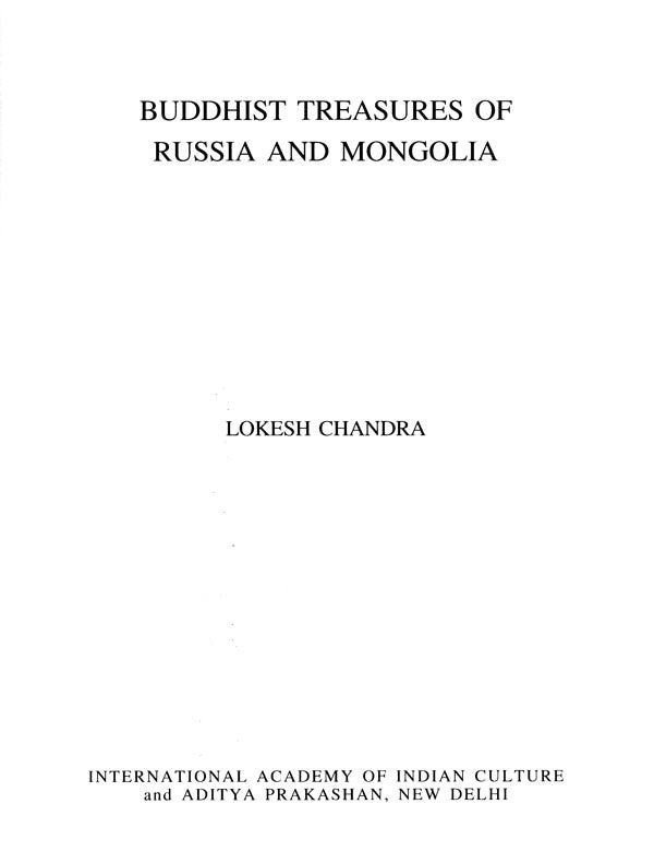 Buddhist Treasures of Russia & Mongolia - Retail Maharaj