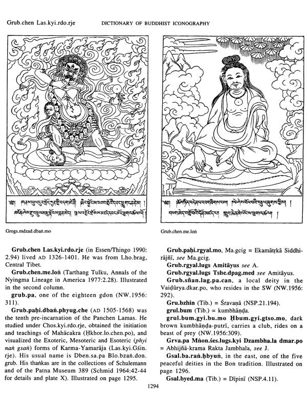Dictionary of Buddhist Iconography: Volume-4 (Dhyana-paramita - Gzuns.las.byun.bahi lha.mo Nor.rgyun.ma) - Retail Maharaj