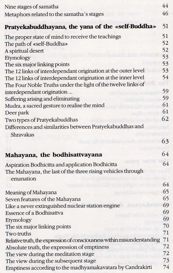 Nine Yana (Teaching on the Nine Vehicles according to the Buddhist Philosophy - Retail Maharaj