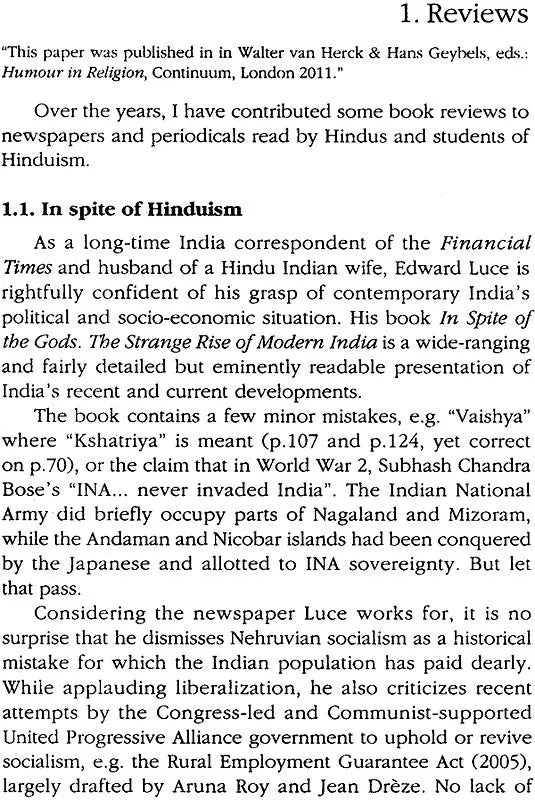 The Argumentative Hindu (Essays by a Non-Affiliated Orientalist) - Retail Maharaj