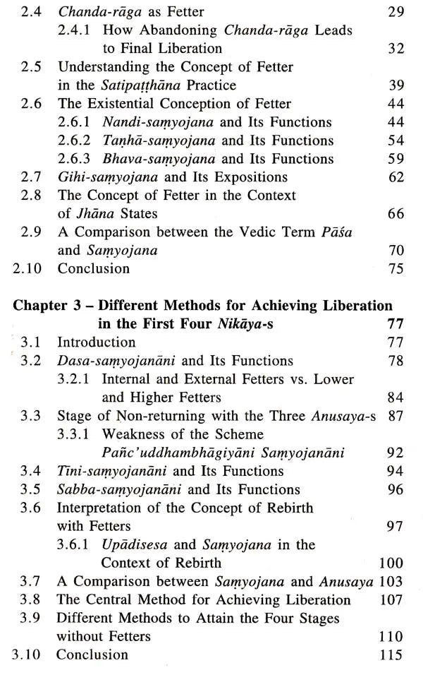 The Notion of Fetter in Early Buddhism - Retail Maharaj