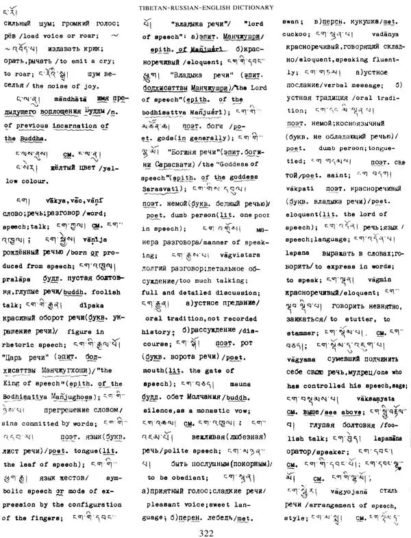 Tibetan-Russian-English Dictionary with Sanskrit Parallels (Set of 2 Volumes) - Retail Maharaj