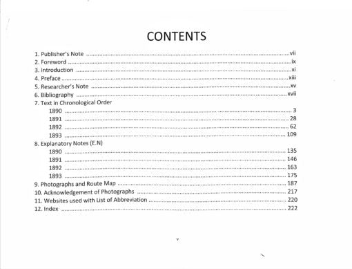 Chronological Account of the Events in the Parivrajak Life of Swami Vivekananda - Retail Maharaj