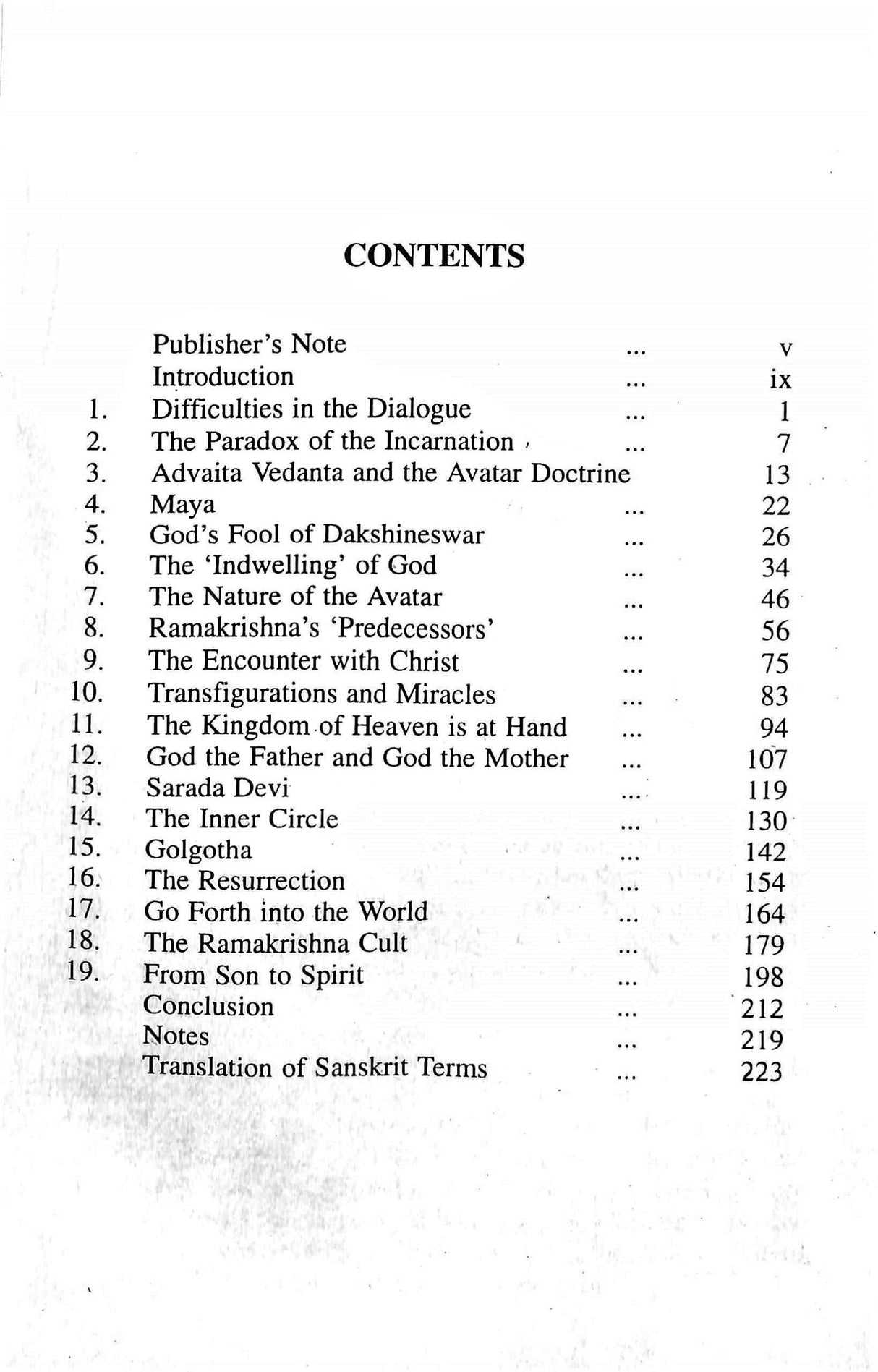 Ramakrishna and Christ: or The Paradox of the Incarnation - Retail Maharaj