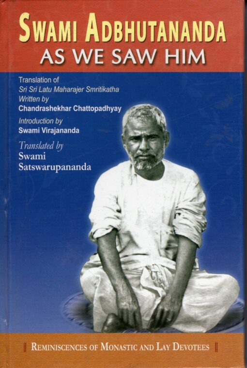 Swami Adbhutananda: As We Saw Him - Retail Maharaj