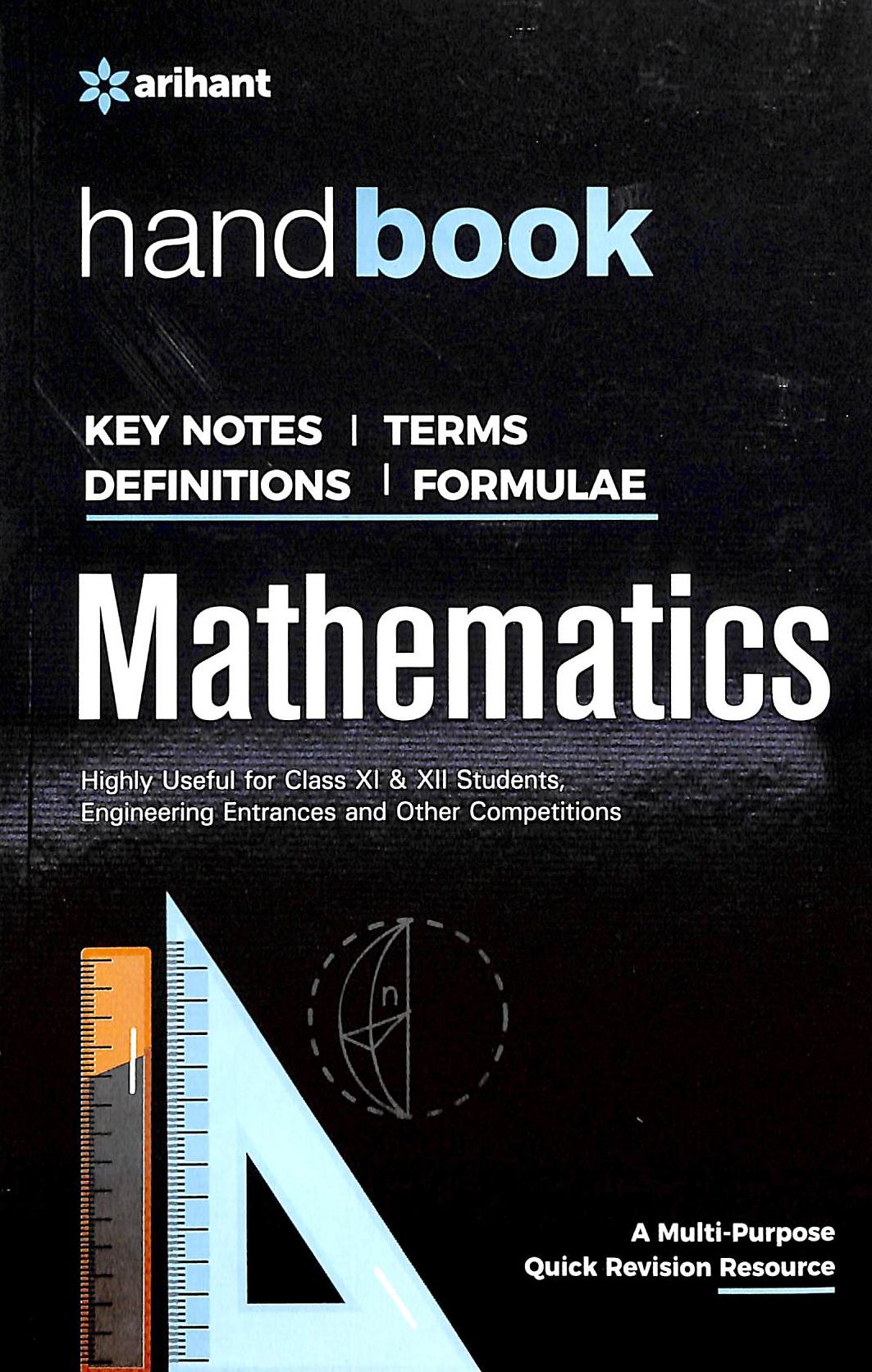 Hand Book Mathematics Class 11 & 12 Key Notes Terms Definitions Formulae - Retail Maharaj