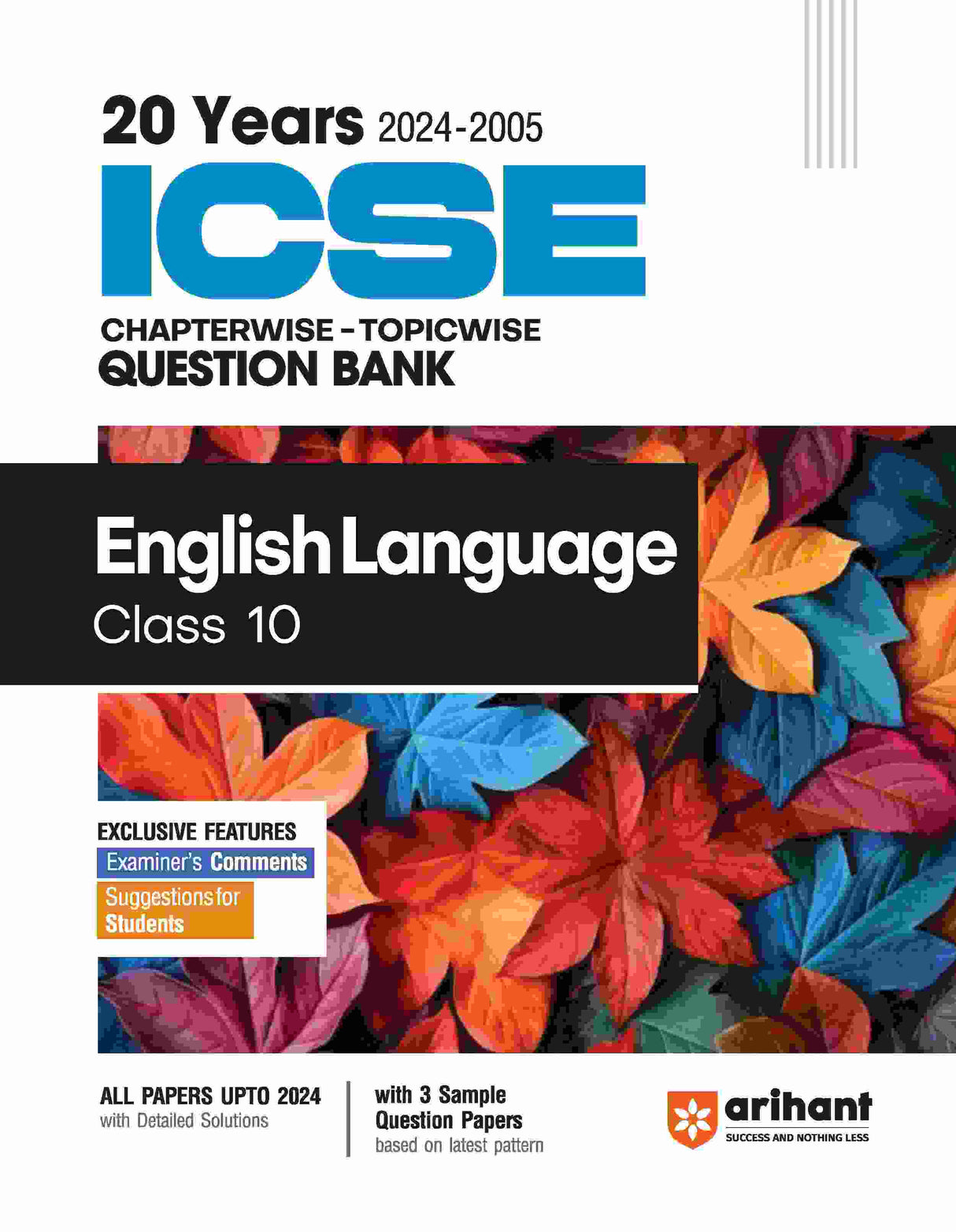 ICSE English Language Class 10th | 20 Years Chapterwise Topicwise Question Bank (2024 -2005) - Retail Maharaj