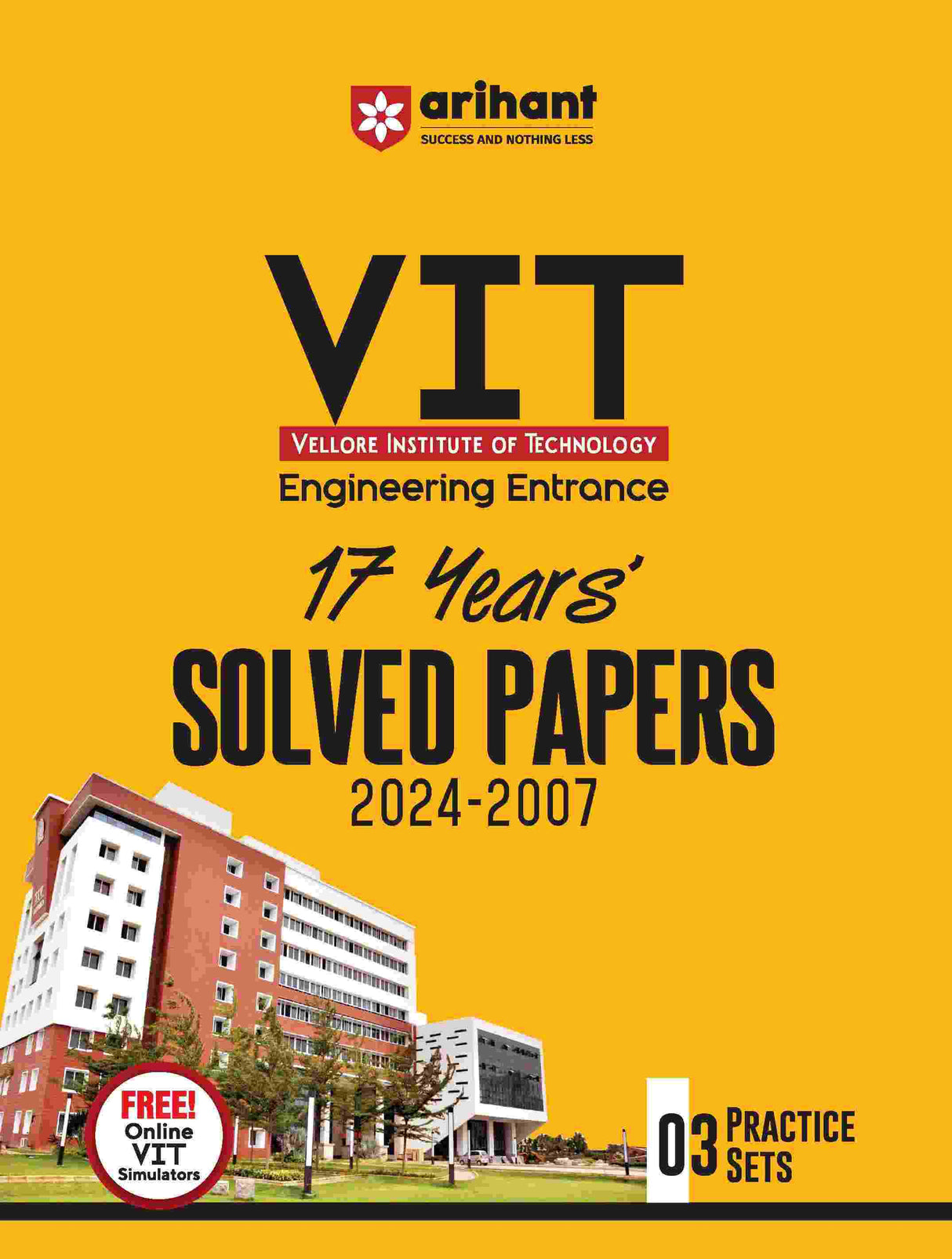 VIT (Vellore Institute of Technology) Engineering Entrance 17 years' Solved Papers (2024-2007) - Retail Maharaj