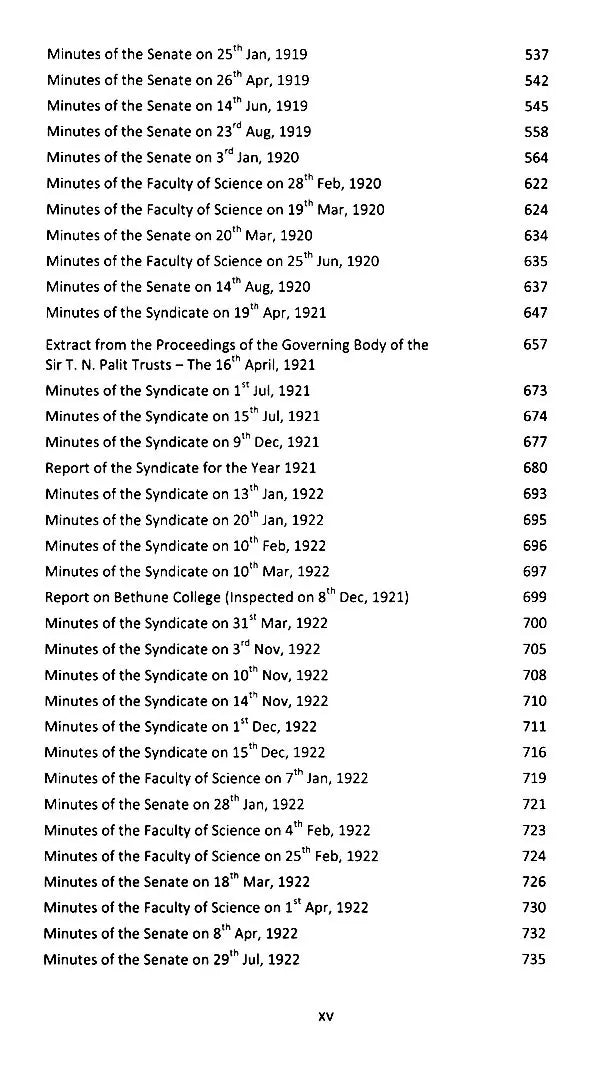 P.C. Ray and The University of Calcutta