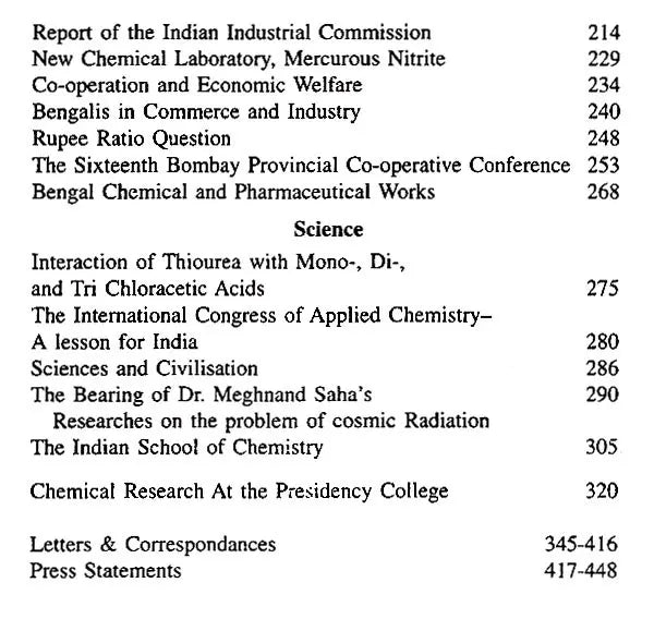 Acharya Prafulla Chandra Ray (A Collection of Writings Volume VA)
