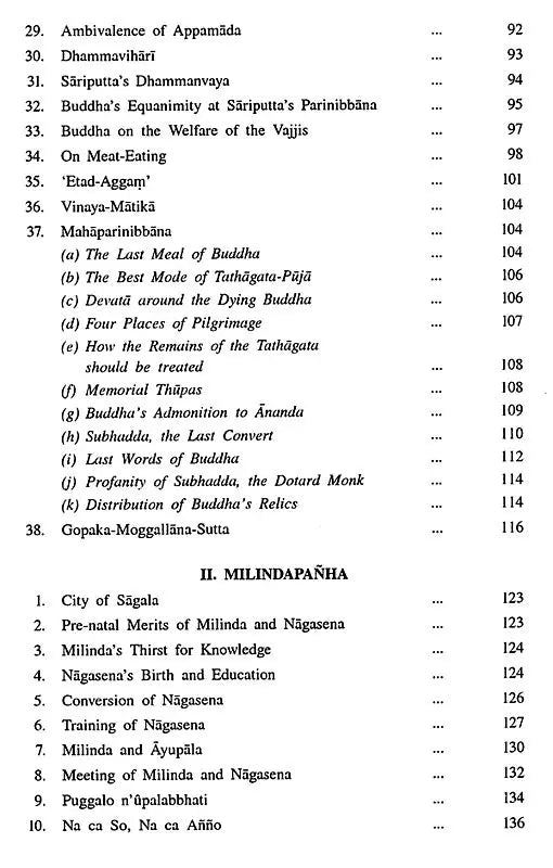 B. A. Pali Selections (Part-1 Prose)