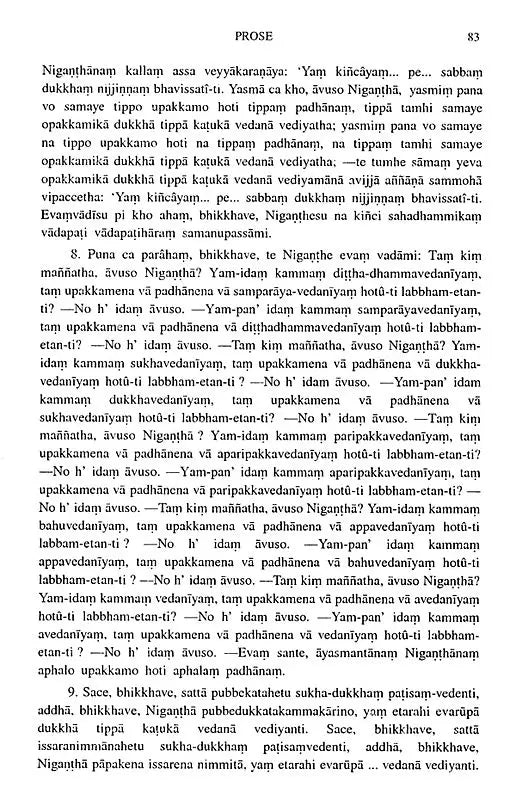 B. A. Pali Selections (Part-1 Prose)