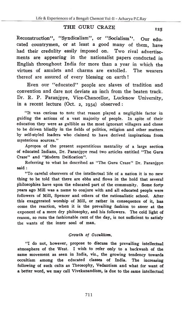 Acharya Prafulla Chandra Ray (A Collection of Writings Volume- IV)
