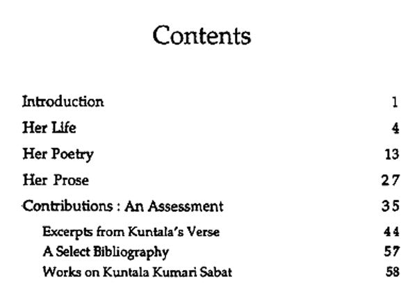 Kuntala Kumari Sabat- Makers of Indian Literature - Retail Maharaj