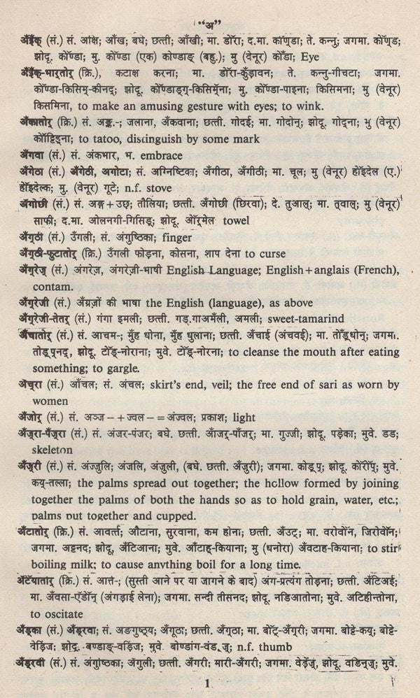 Dictionary of Tribal Languages (Historico- Comparative) - Retail Maharaj