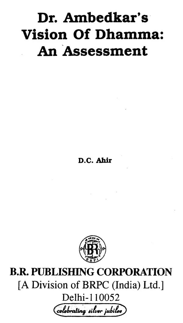 DR. Ambedkar's Vision of Dhamma-An Assessment - Retail Maharaj