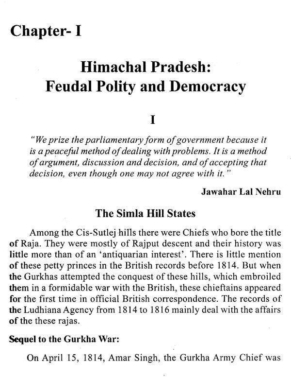 Himanchal Pradesh- Polity and Democracy Miscellany of Historical Essays - Retail Maharaj