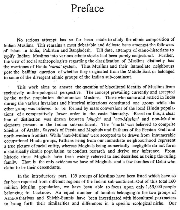 Muslims (Bio-Cultural Perspective) - Retail Maharaj