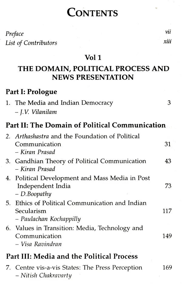 Political Communication- The Indian Expereince (Set of 2 Volumes) - Retail Maharaj