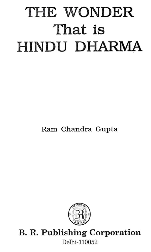 The Wonder That is Hindu Dharma - Retail Maharaj