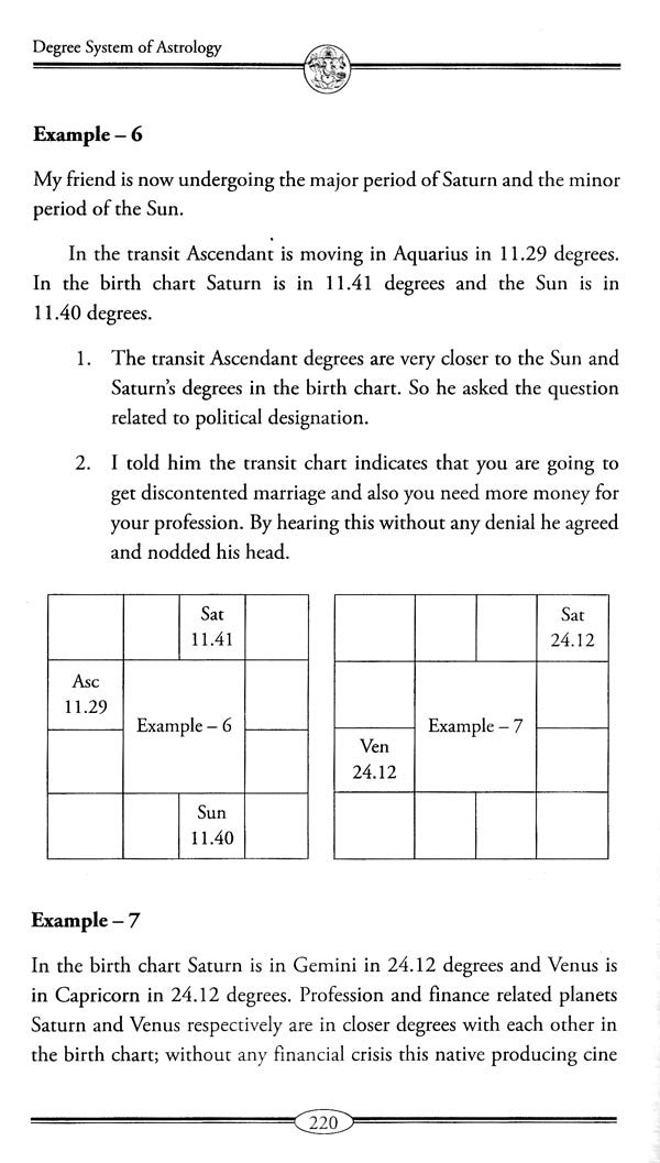 Degree System of Astrology: New Method of Astrology