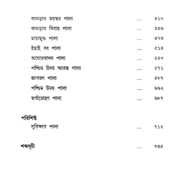 শ্ৰীধৰ্ম্মমঙ্গল- Sridhar Mamangala (Bengali)
