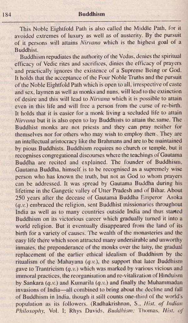 A Dictionary of Indian History (An Old and Rare Book)