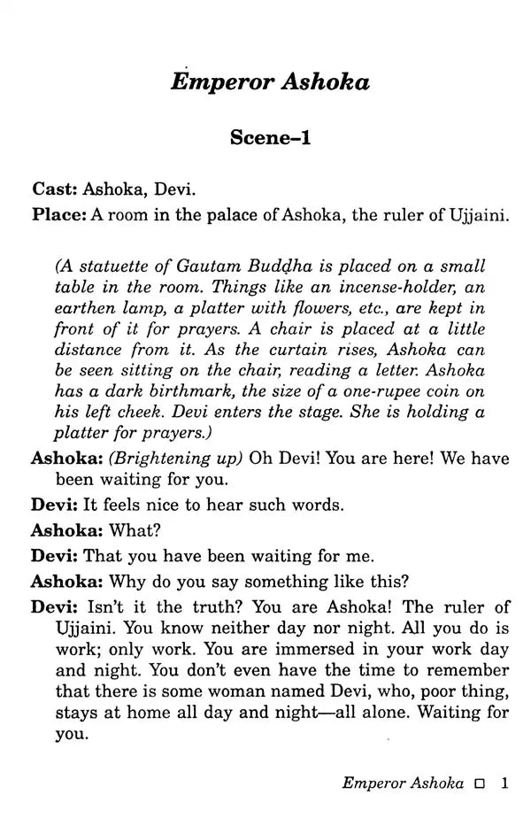 Emperor Ashoka (Sahitya Akademi Award- Winning Hindi Play) - Retail Maharaj