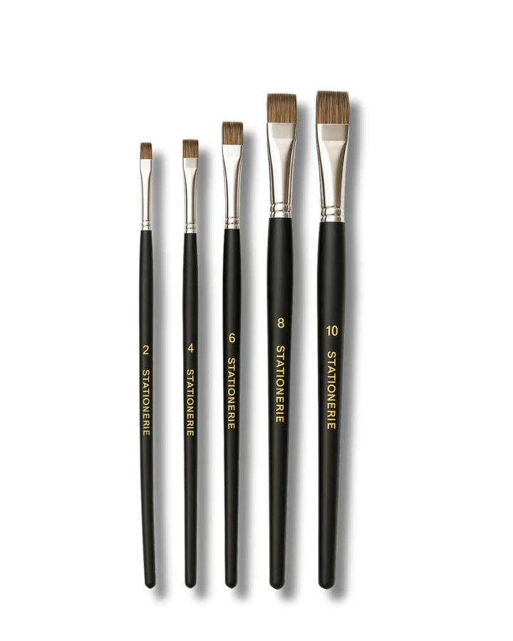 Retail Maharaj Blender Brush Set of 5 Velour Mix Media - Retail Maharaj