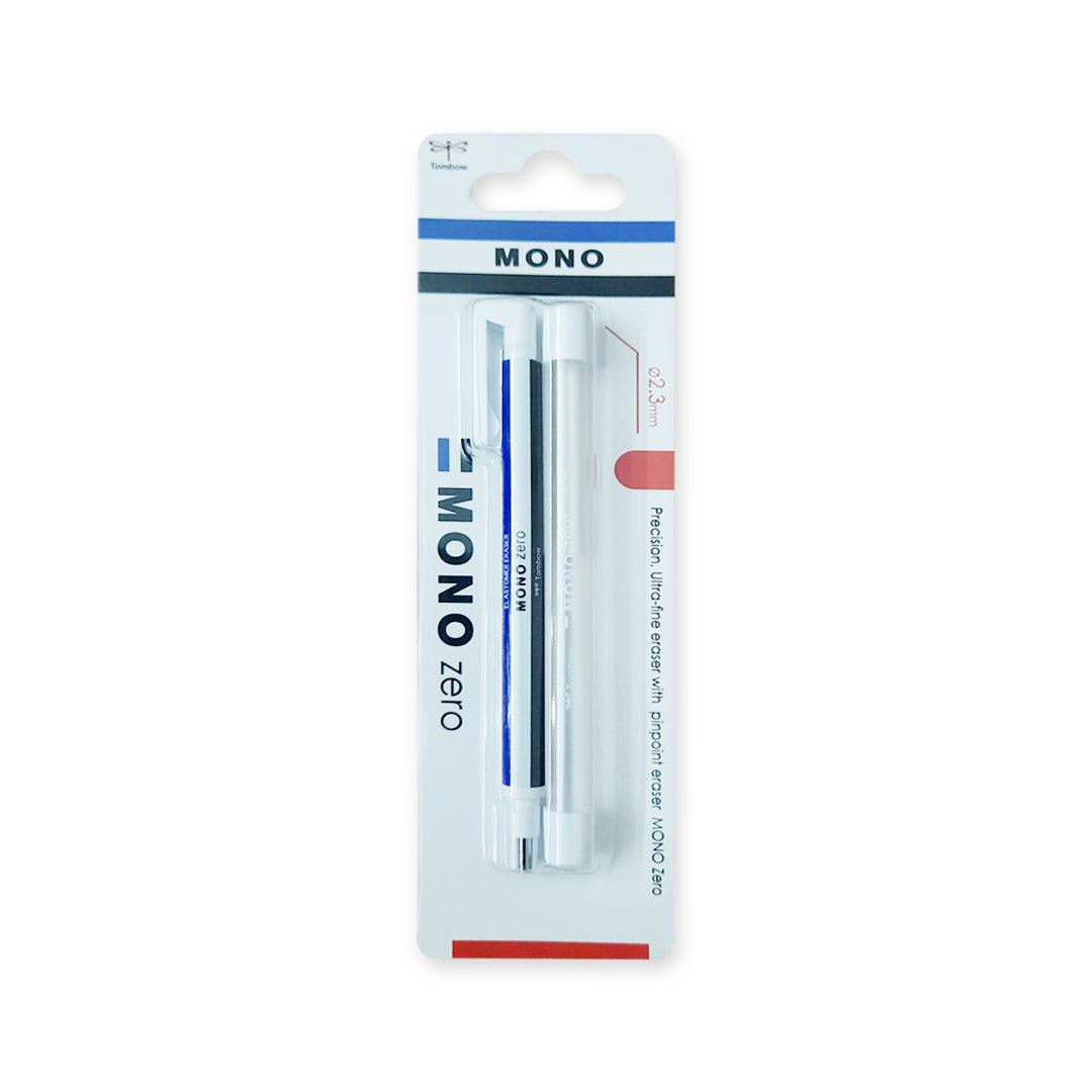 Tombow MONO Zero Pen-Type Round Eraser with Refill Pack - Retail Maharaj