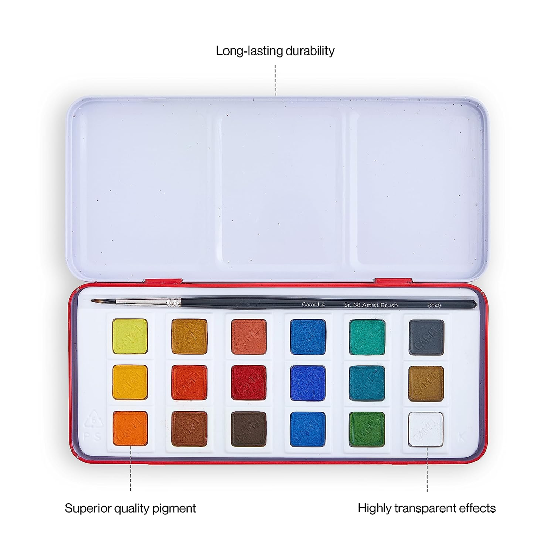 Camel Artist Water Colour Cakes Sets - Retail Maharaj