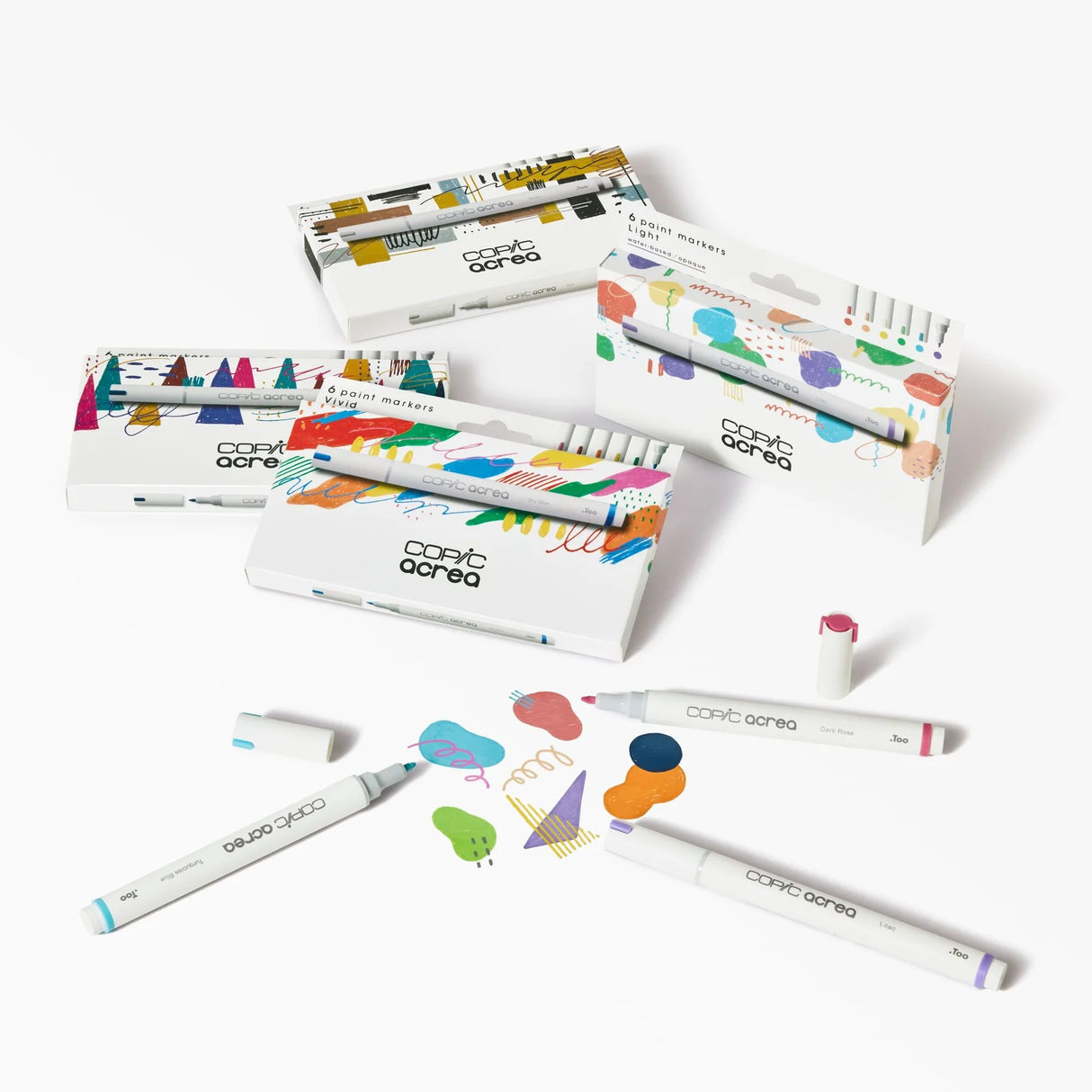 Copic Acrea Multisurface Paint Marker Sets for Vibrant and Detailed Artwork - Retail Maharaj