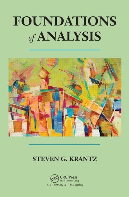 Foundations of Analysis - Retail Maharaj