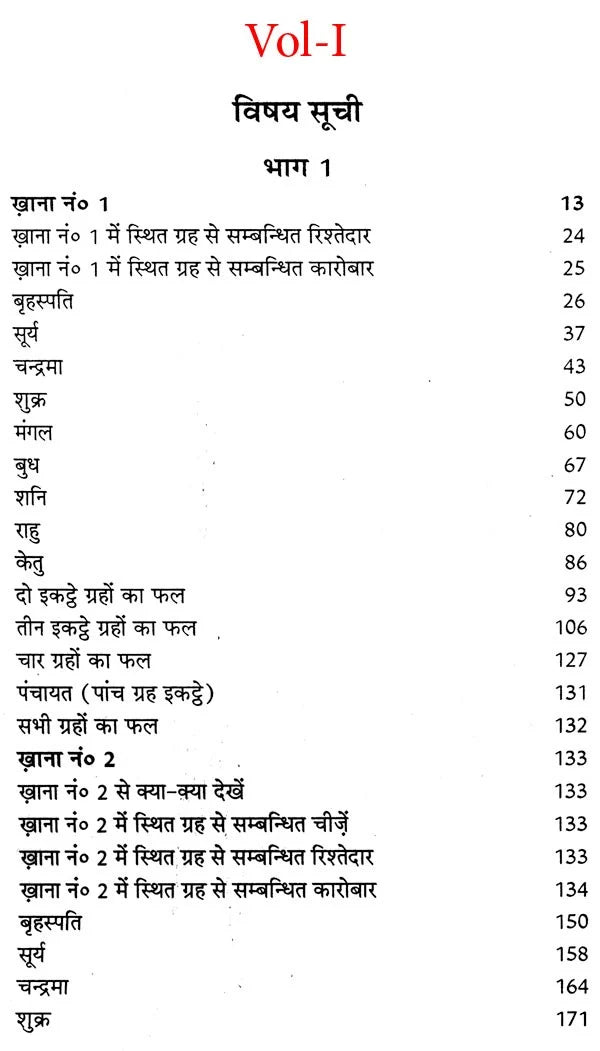 लाल किताब भावफल व्याख्या- Lal Kitab Bhava Phala Explanation (Set of 2 Volumes) - Retail Maharaj