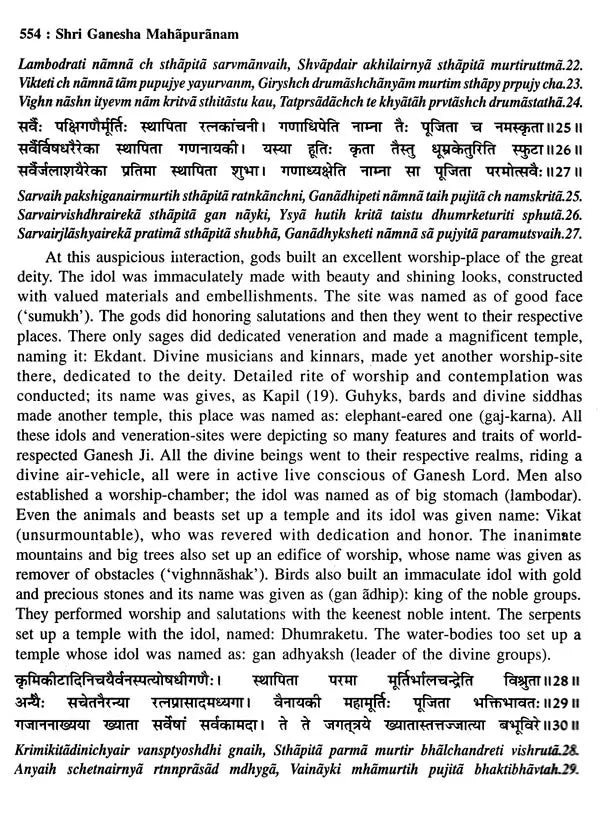 श्रीगणेशमहापुराणम्: Shri Ganesha Mahapuranam (Set of 3 Volumes) - Retail Maharaj