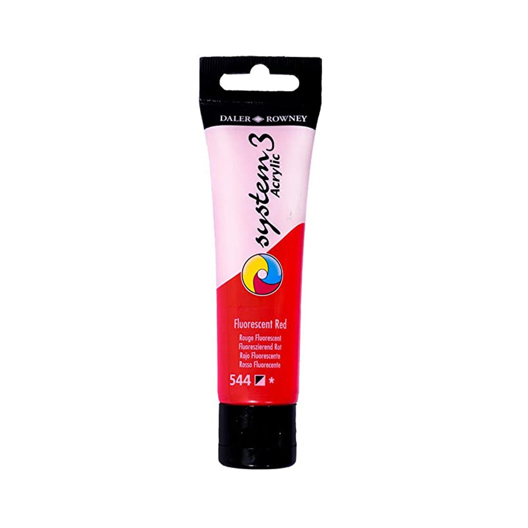 Daler Rowney System 3 Fluorescent Acrylic Colours Open Stock 59ml - Retail Maharaj