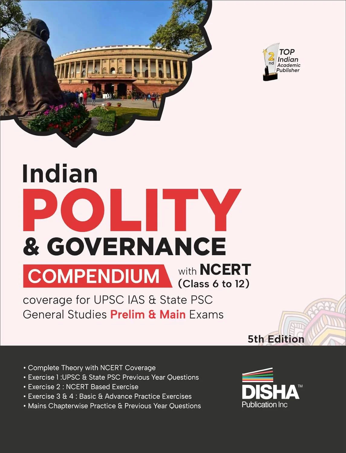 Indian Polity & Governance Compendium with NCERT (Class 6 to 12) coverage for UPSC IAS & State PSC General Studies Prelim & Main Exams 5th Edition - Retail Maharaj