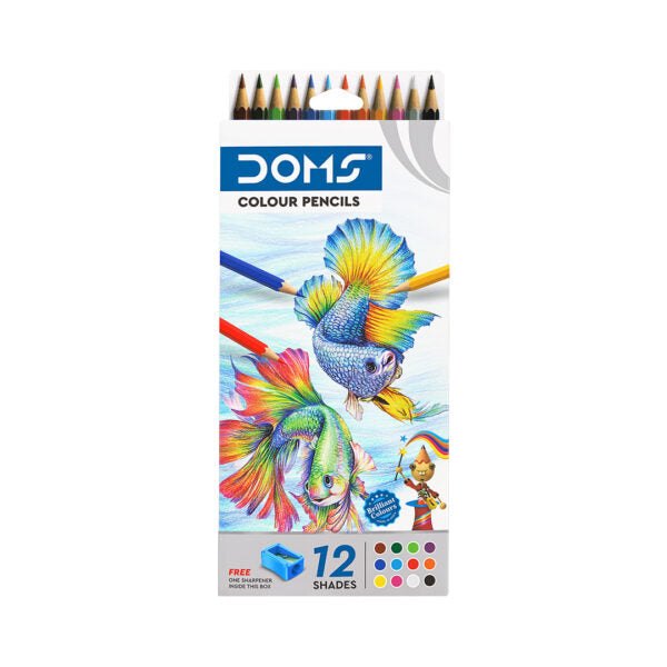 DOMS Colour Pencil Set – 12 & 24 Shades - Retail Maharaj