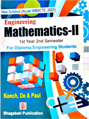 Engineering Mathematics - Ii ( 2nd Semester ) (Paperback, KONCH, DEY, PAUL) - Retail Maharaj