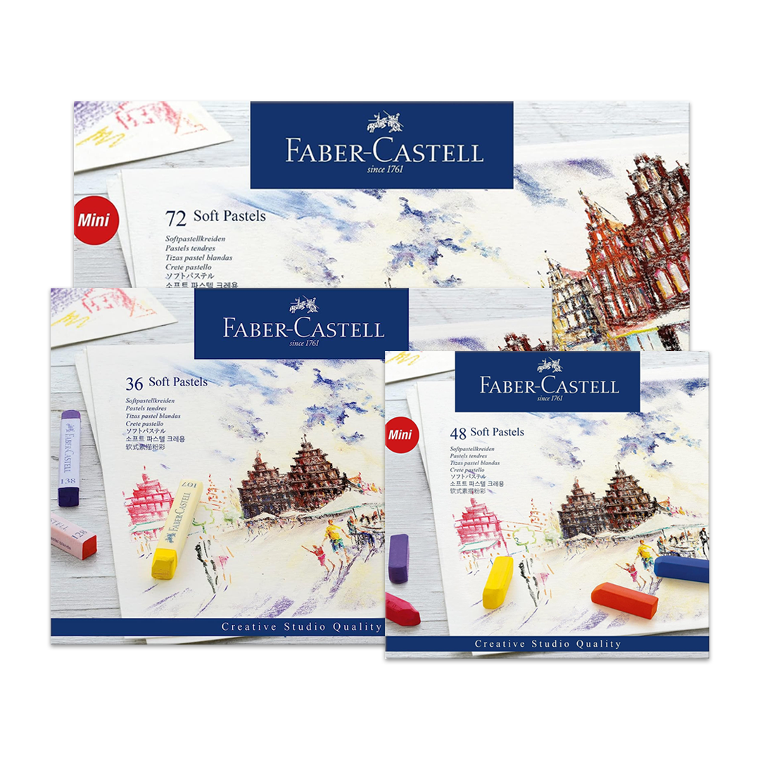Faber Castell Creative Studio Soft Pastel Crayons Artists Colour Set - Retail Maharaj
