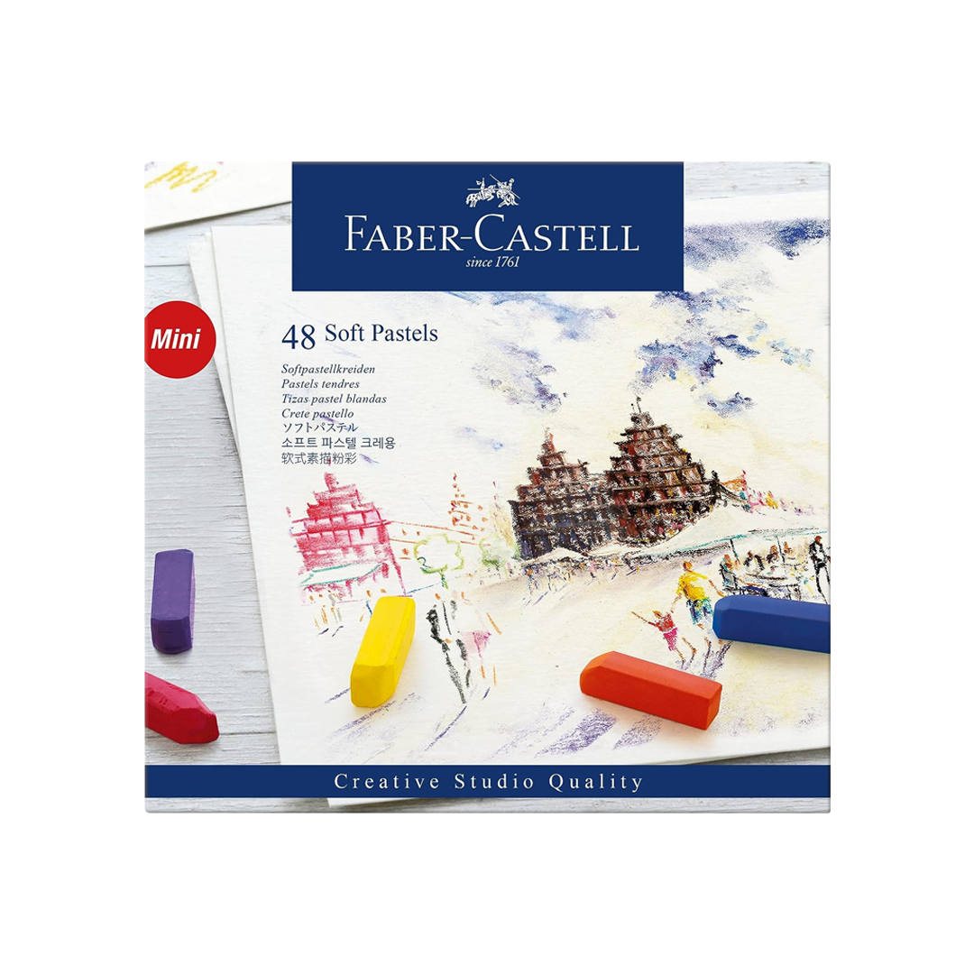 Faber Castell Creative Studio Soft Pastel Crayons Artists Colour Set - Retail Maharaj
