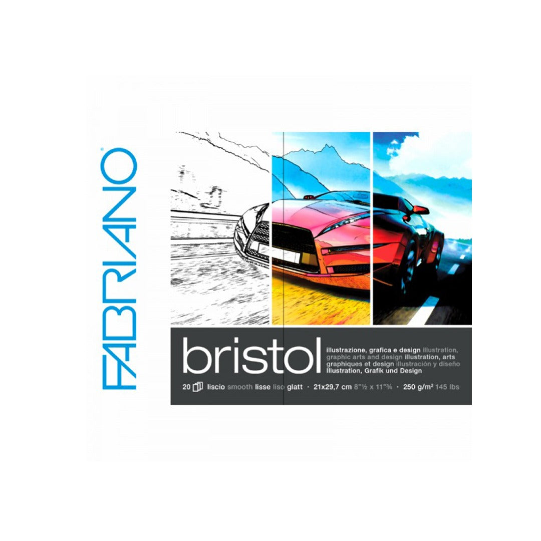 Fabriano Bristol Ultra Smooth Glued Drawing Block A3 250 GSM - Retail Maharaj