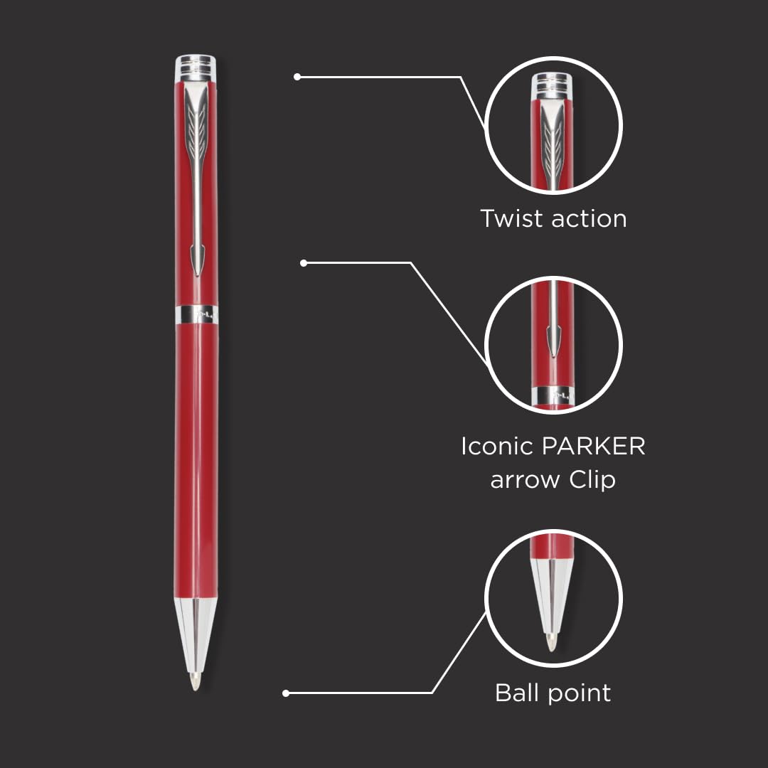 PARKER FOLIO BALL PEN | Assorted Body Color | Blue Ink
