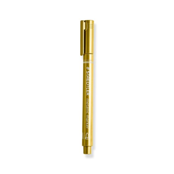 Staedtler Metallic Marker Open Stock Gold and Silver Decorative Pen - Retail Maharaj