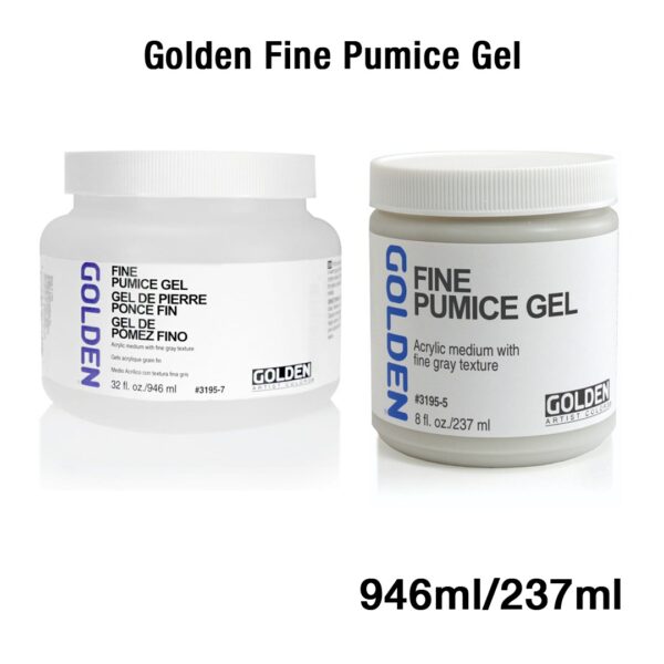 Golden Fine Pumice Gel Acrylic Texture Medium for Drawing and Surface Prep - Retail Maharaj