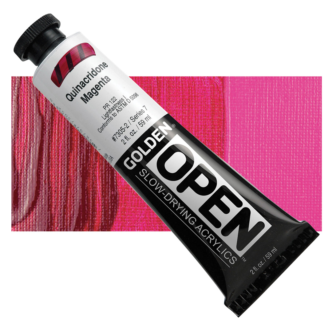 Golden Open Acrylic Colours 59ml Tubes - Retail Maharaj
