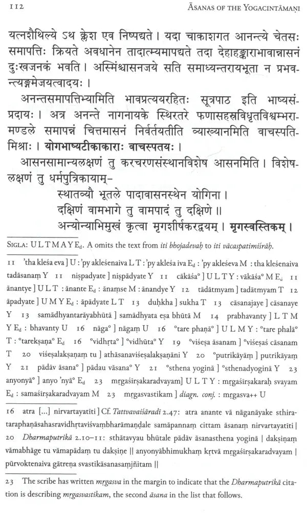 Asanas of the Yogacintamani – The Largest Premodern Compilation on Postural Practice - Retail Maharaj