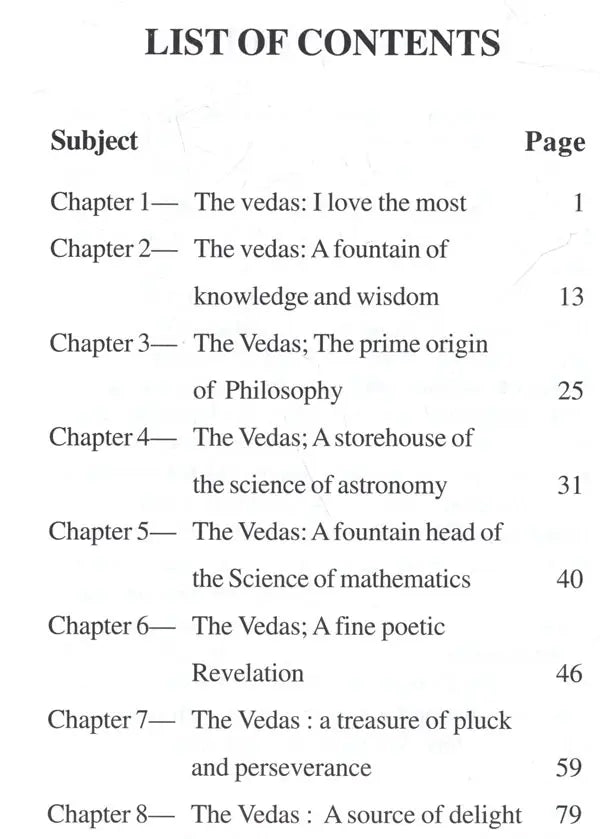 The Blossoming Flowers of the Vedas - Retail Maharaj